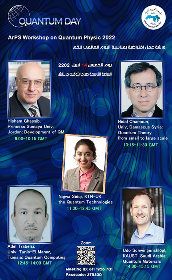 ArPS Quantum Mechanics Workshop alt