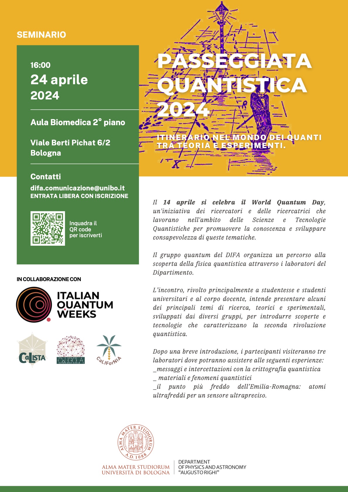 Passeggiata quantistica 2024 (Quantum walk 2024) alt