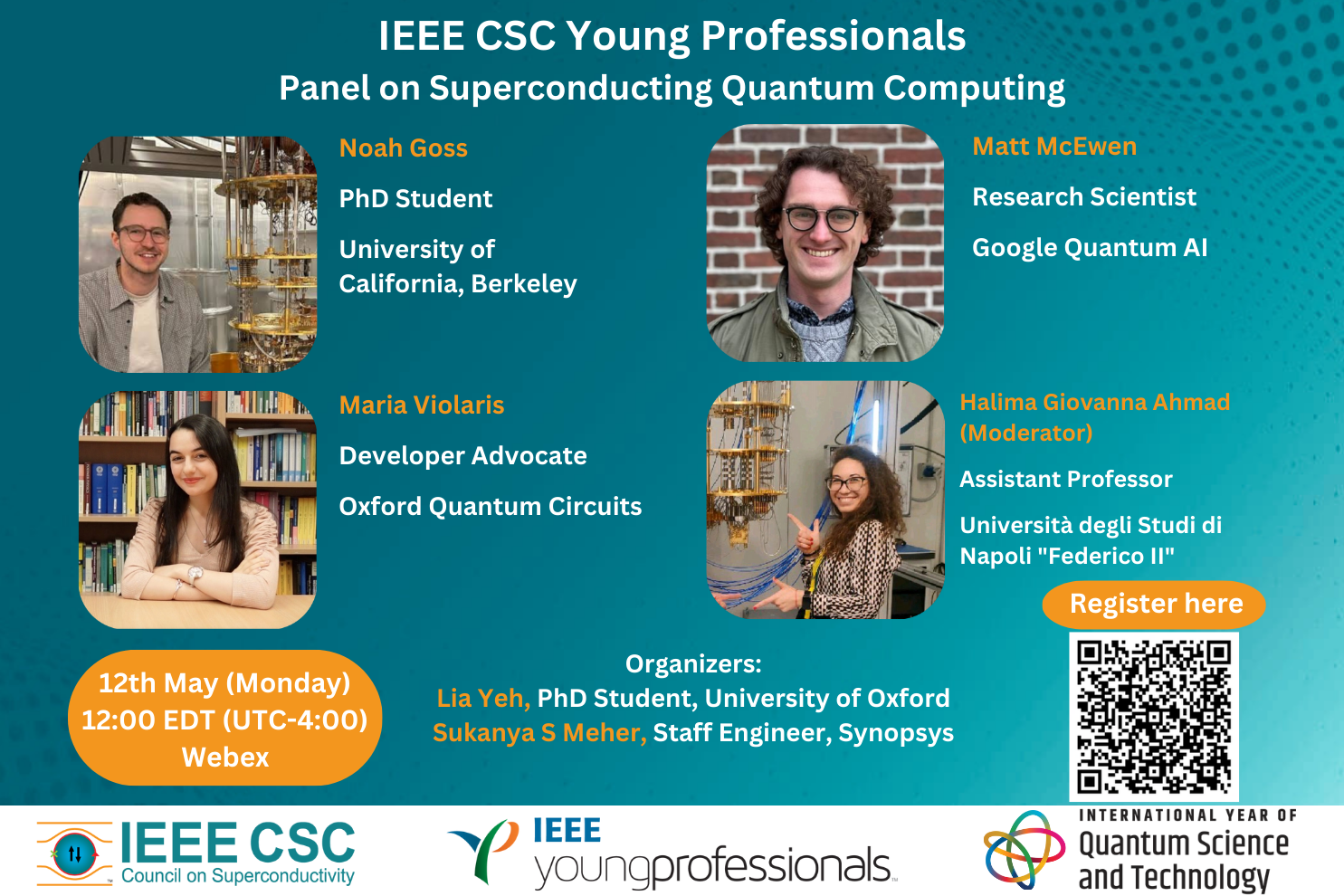 Panel on Superconducting Quantum Computing, organized by IEEE Council on Superconductivity Young Professionals alt