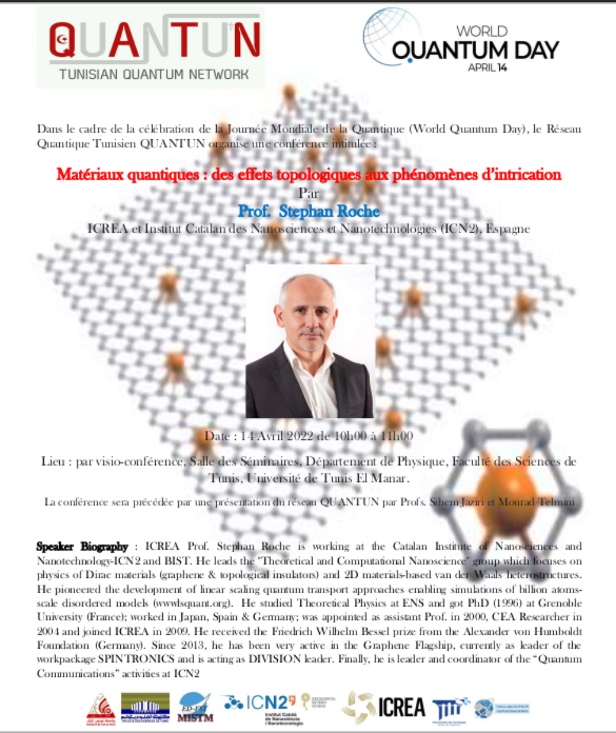 World Quantum Day in Tunisia by QUANTUN alt