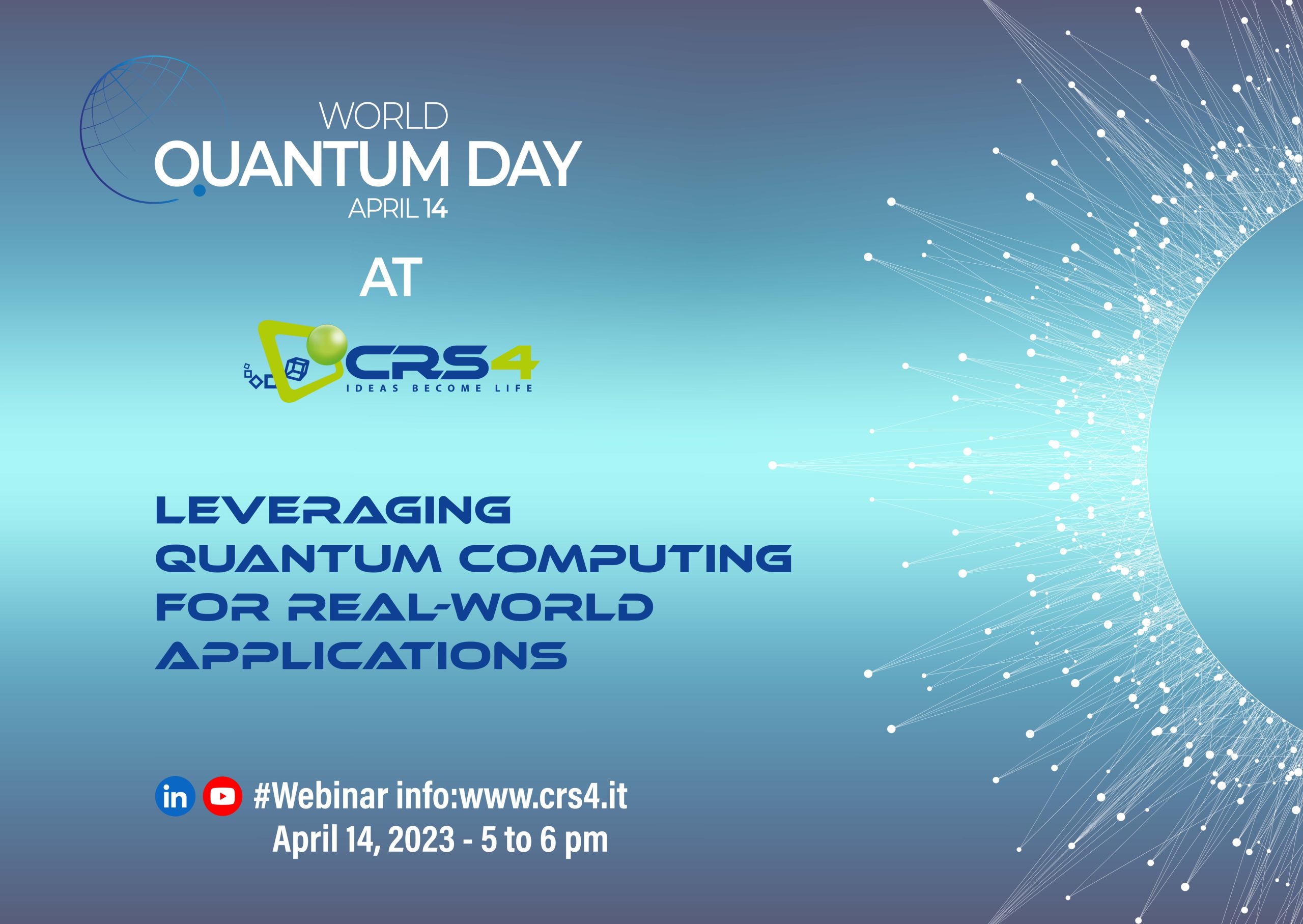 World Quantum Day at CRS4: leveraging Quantum Computing for real-world applications alt
