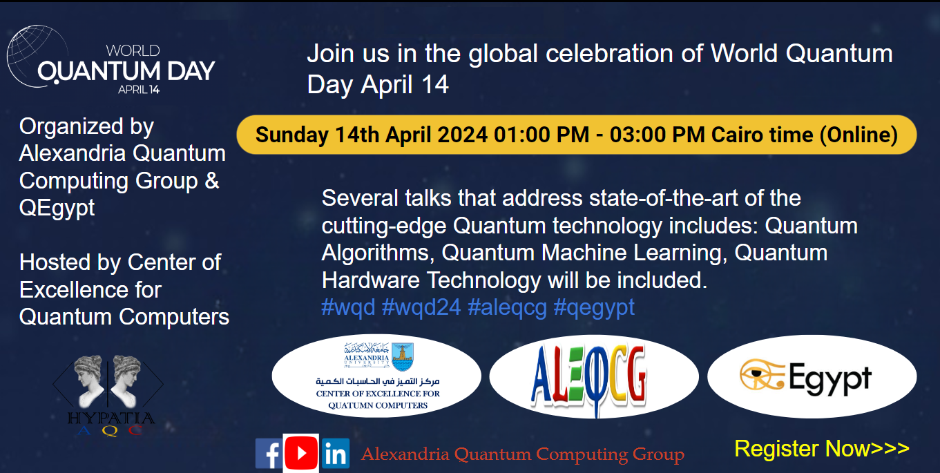 World Quantum Day in Egypt- 14 April/24 alt