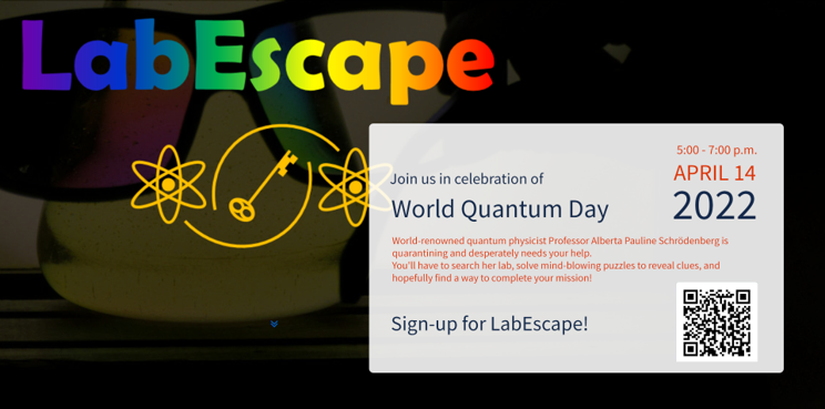 World Quantum Day 2022 @UIUC / LabEscape alt