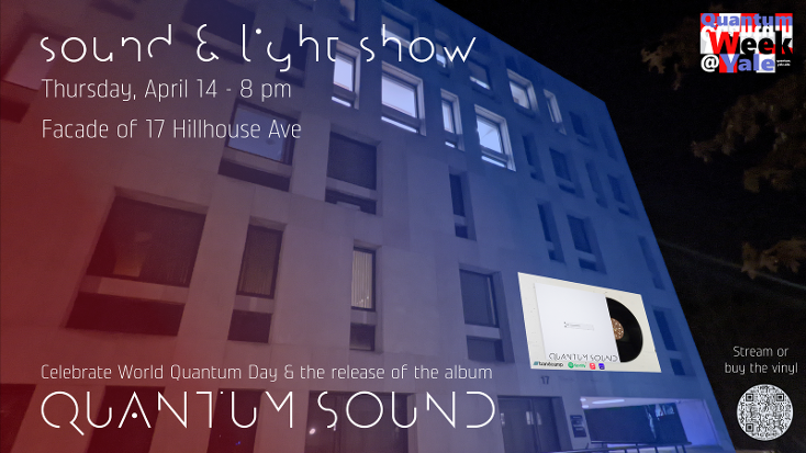 Sound &#038; Light Show for the release of the “Quantum Sound” album alt